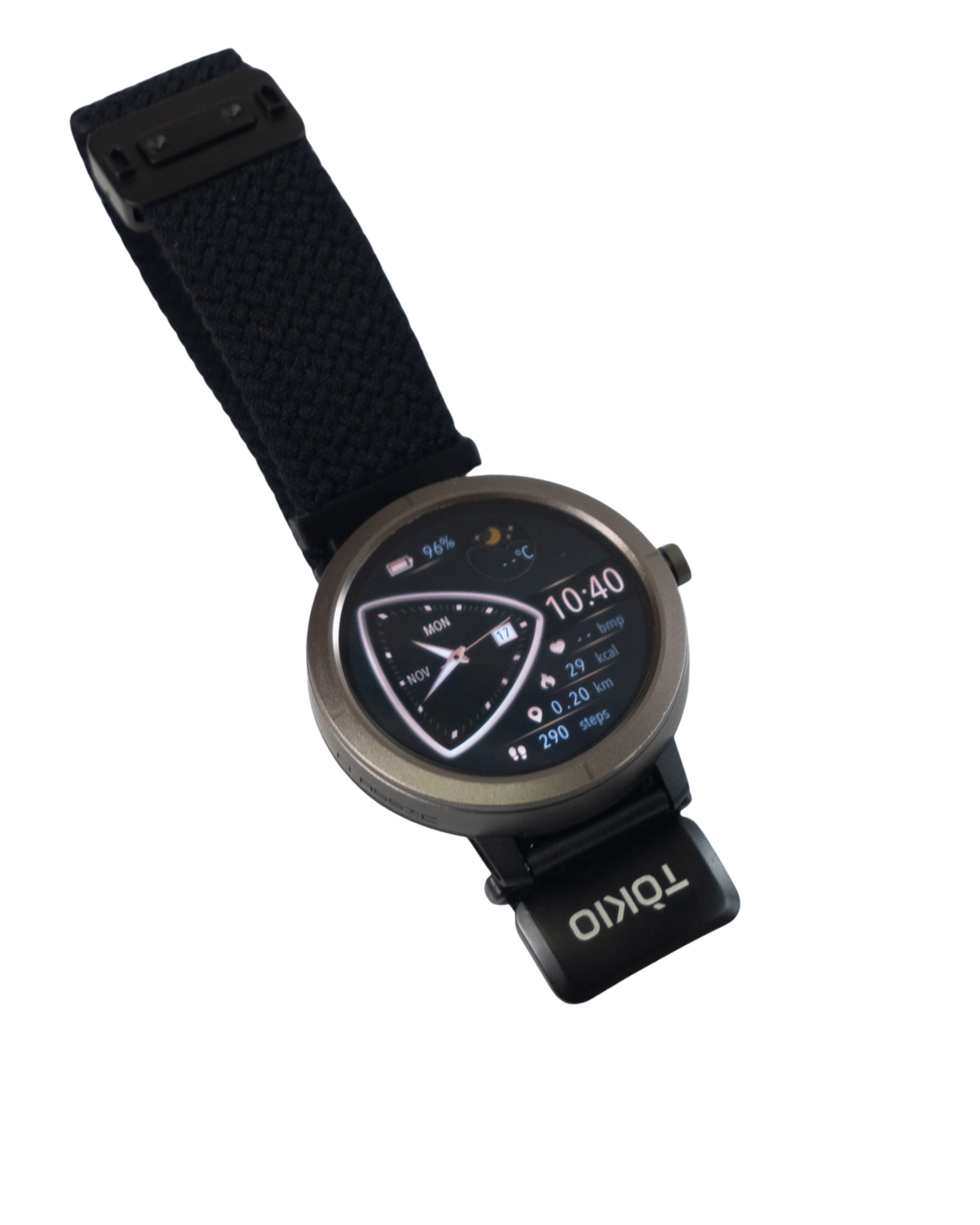 Pulseira nylon trançada black